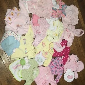 32 piece 0-3 Month sleeper bundle w/ extras